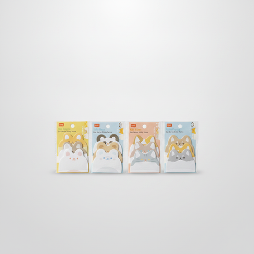 HiMiC Zoo Series Animal Sticky Notes – 4-Pack Bundle