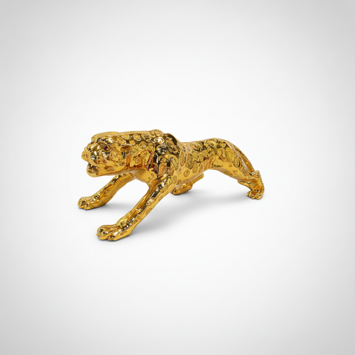 Majestic Gold Jaguar Statue – 2ft Statement Décor Sculpture