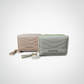 Exotic Quilted Zip Purse – Compact Women's Wallet