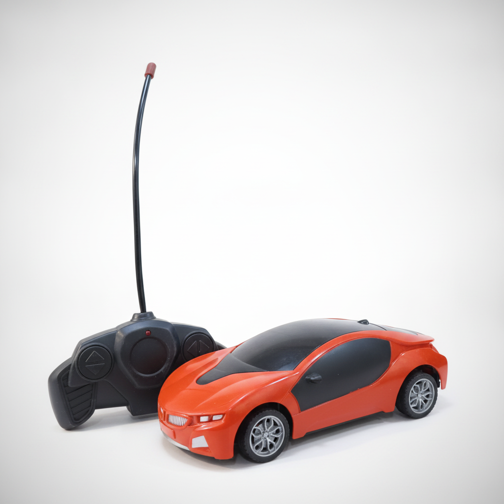 RC Sport Car Toy with Remote Control – Orange & Black