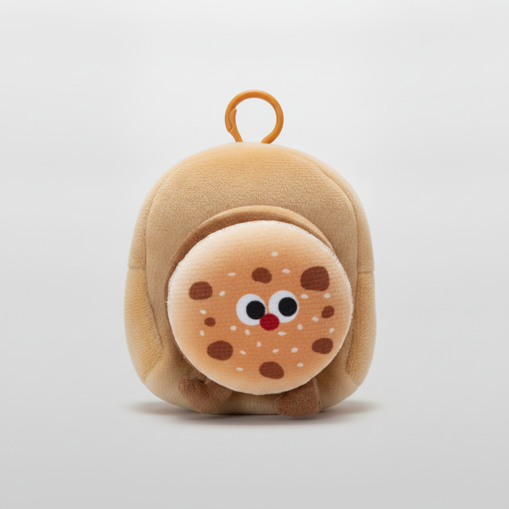 Cute Cookie Character Mini Plush Bag Keychain