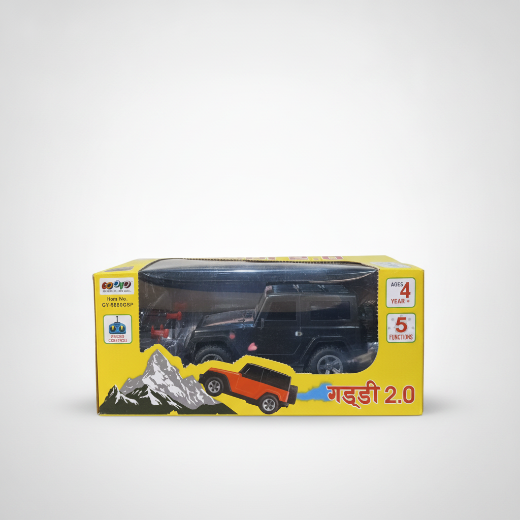 Gooyo Gaddi 2.0 RC Jeep Radio Control Toy Car for Kids