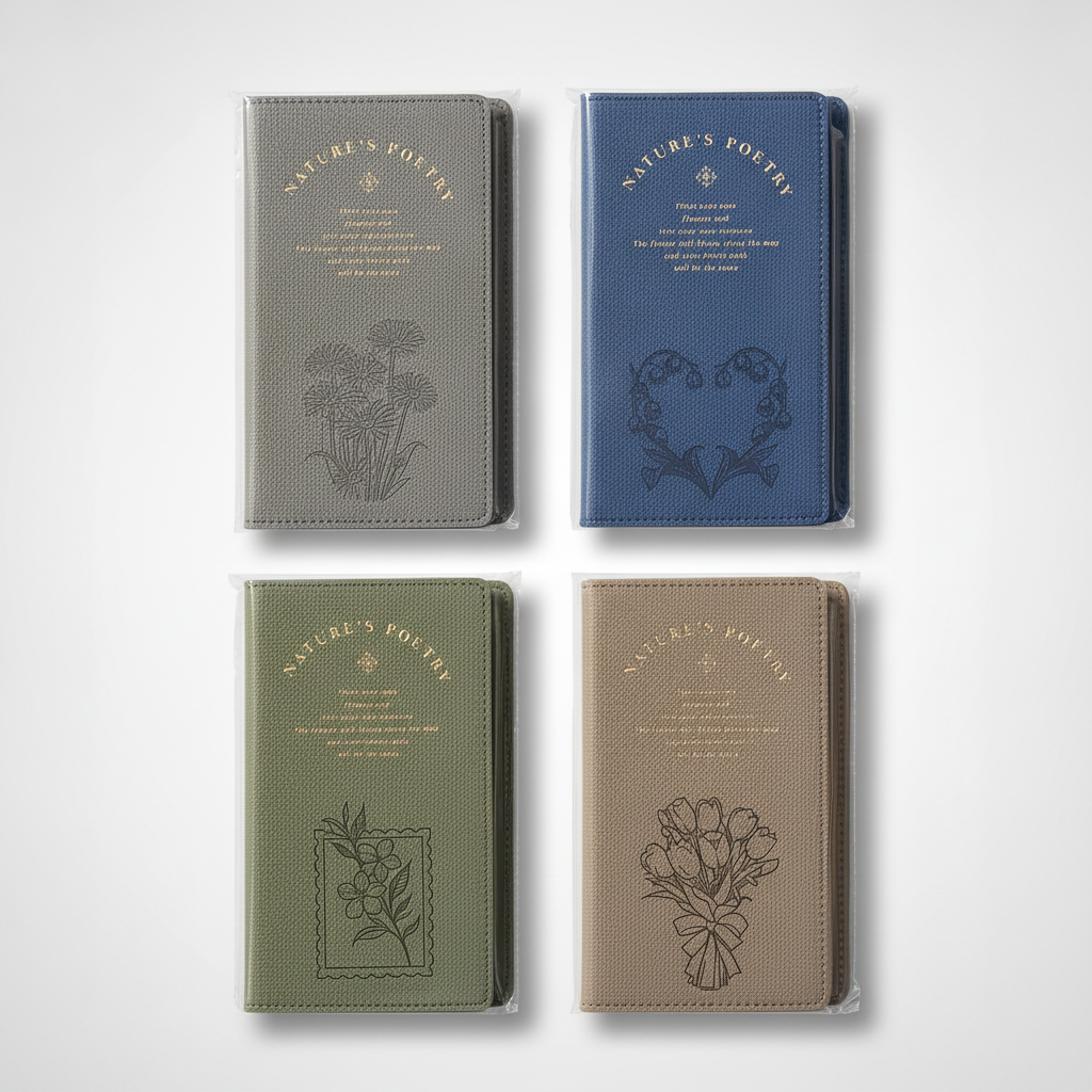 Nature's Poetry Diary – Embossed Floral Journal