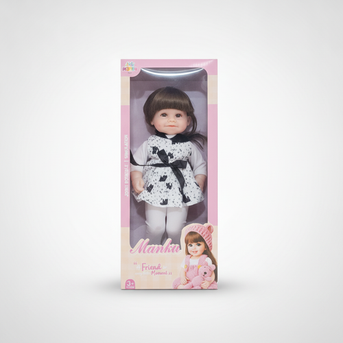 Manku Large Simulation Baby Doll – Joint Rotatable Girl Toy