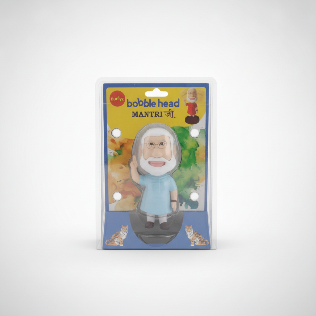 Buddyz Mantri Ji Bobblehead – Collectible Nodding Figure