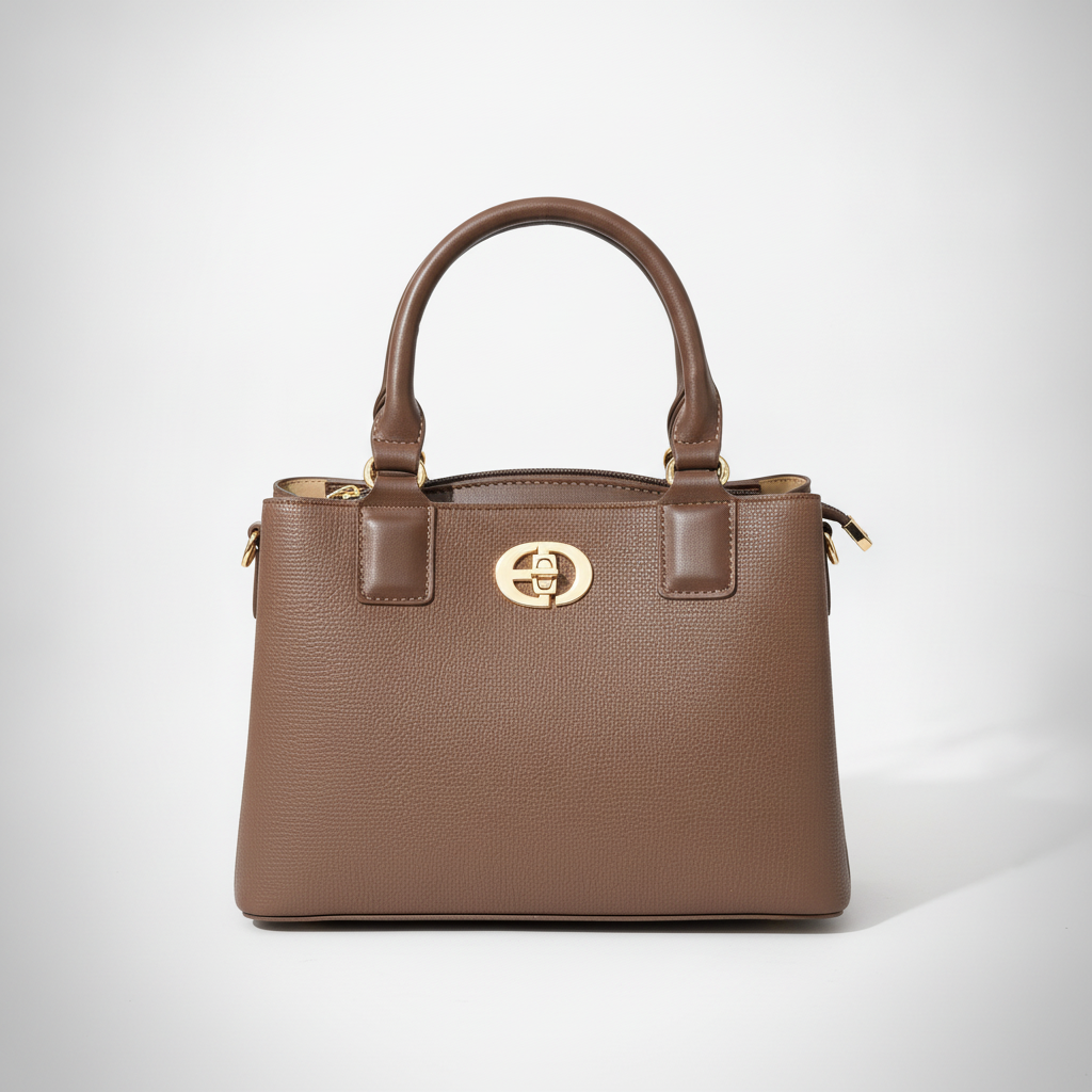 Wrangler Women's Structured Top-Handle Satchel Bag – Taupe