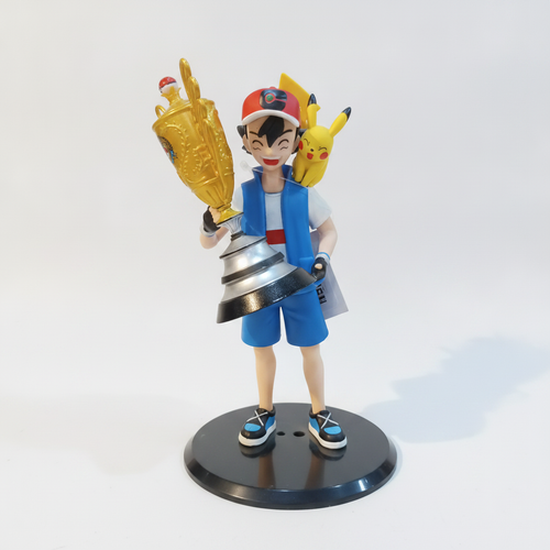 Ash Ketchum & Pikachu Champion Trophy Figure