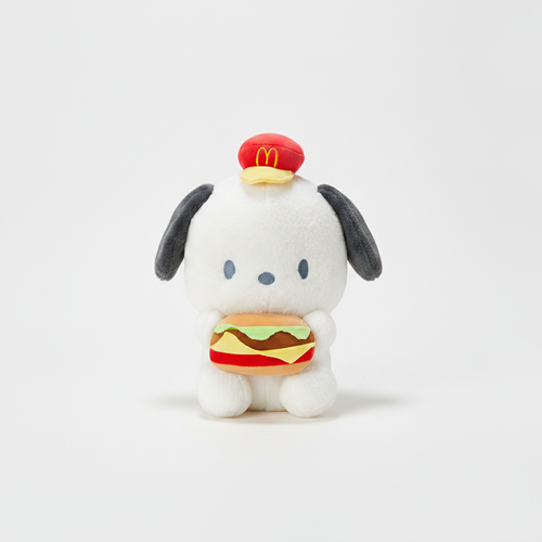 Pochacco x McDonald's Plush Toy with Burger – Sanrio Collab