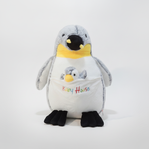 Mumma & Baby Penguin Plush Stuffed Toy – 50 cm