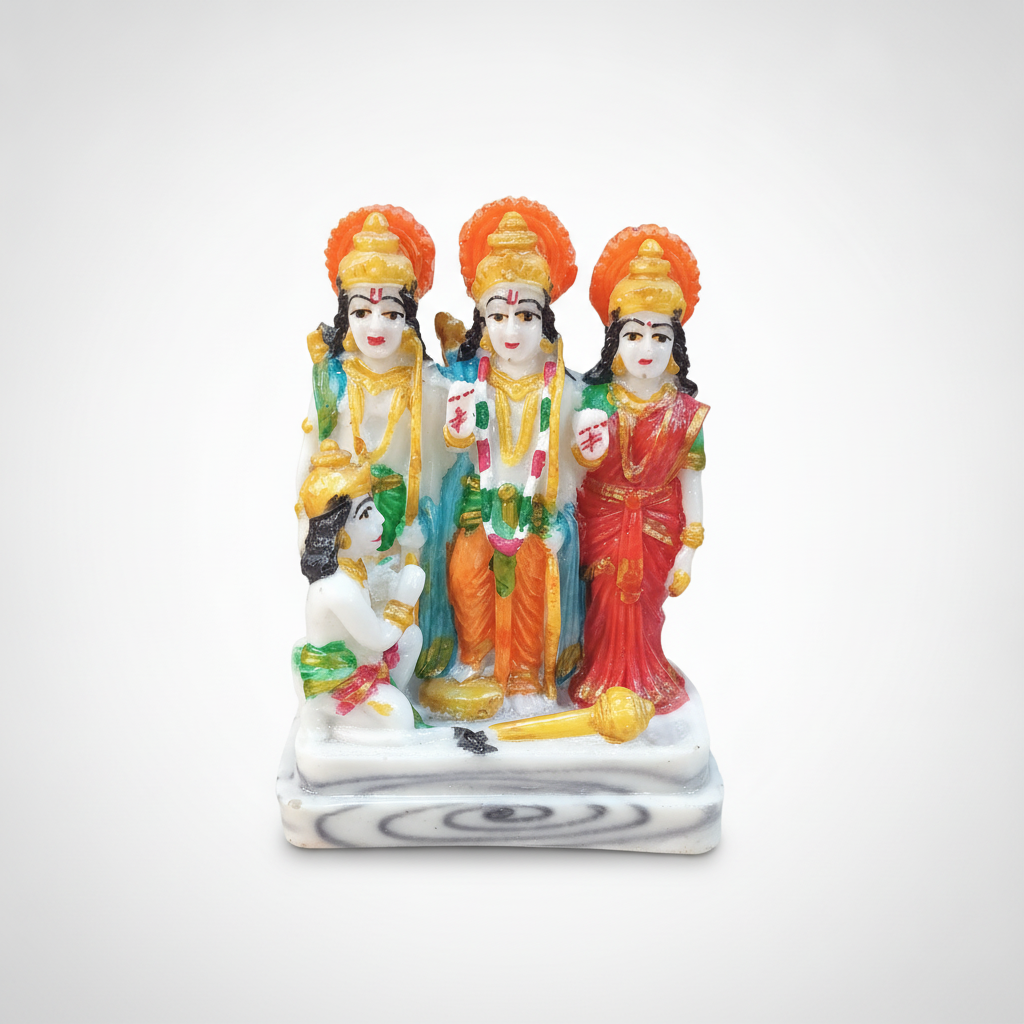 Ram Darbar Idol Figurine | Poly Resin | 5.2 Inches