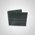 Wrangler Men's Black Leather Bifold Wallet