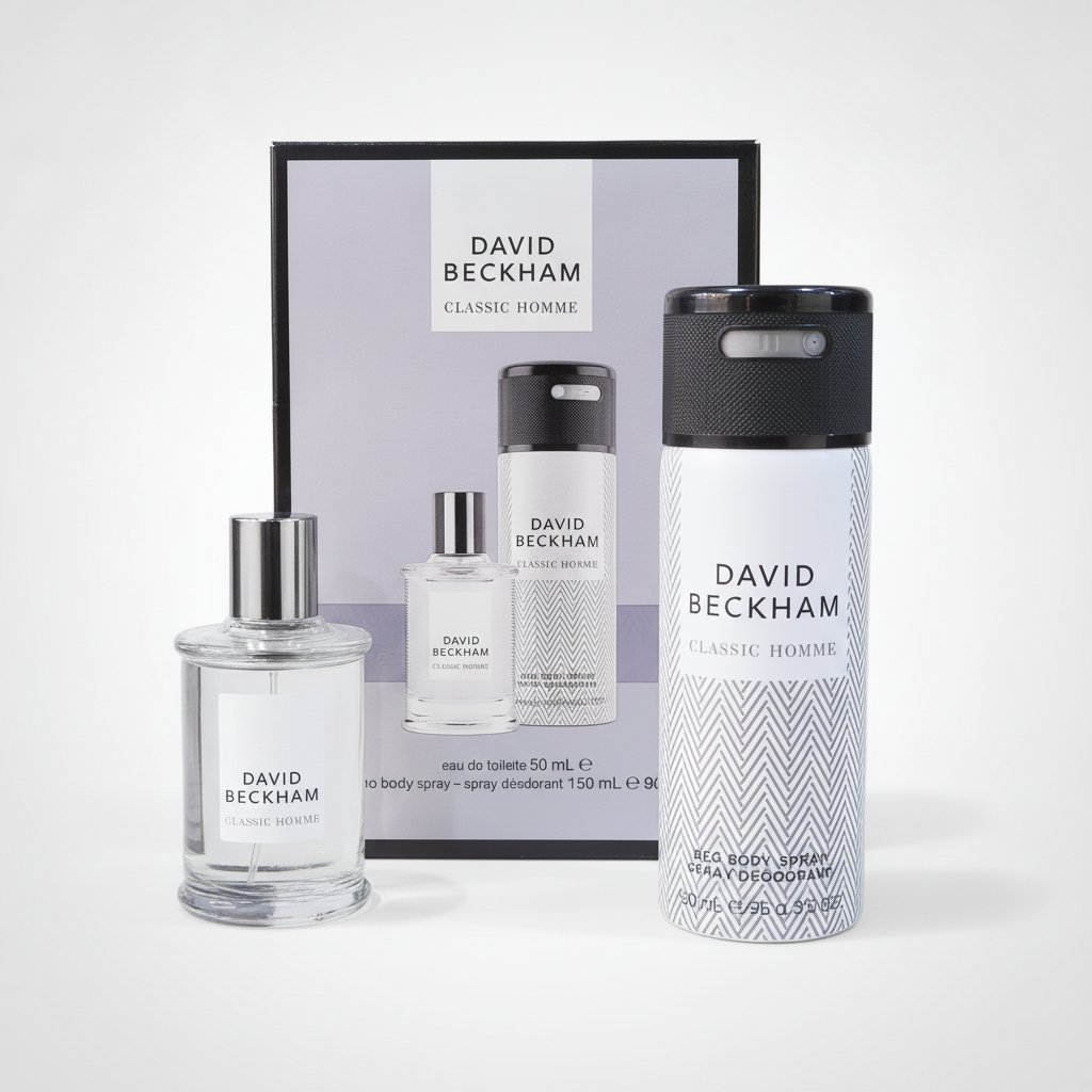 David Beckham Classic Homme Eau de Toilette & Deo Gift Set