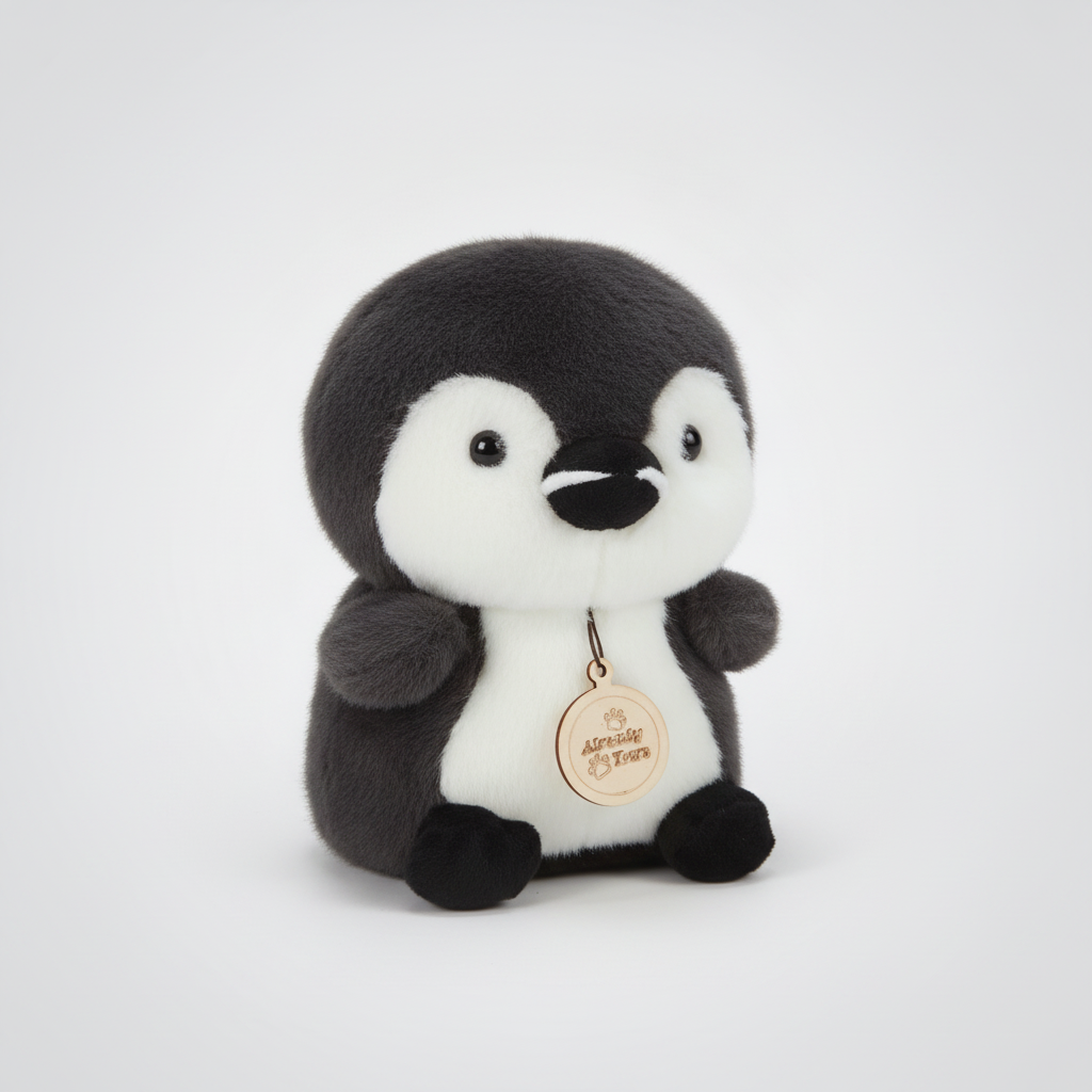 Adorable Double Penguin Plush Toy – 25 CM Cuddle Buddy
