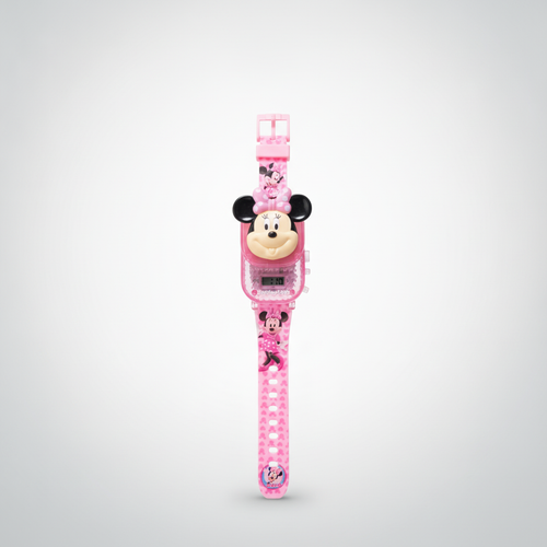 Disney Minnie Mouse Kids Digital Watch with Rotating Light