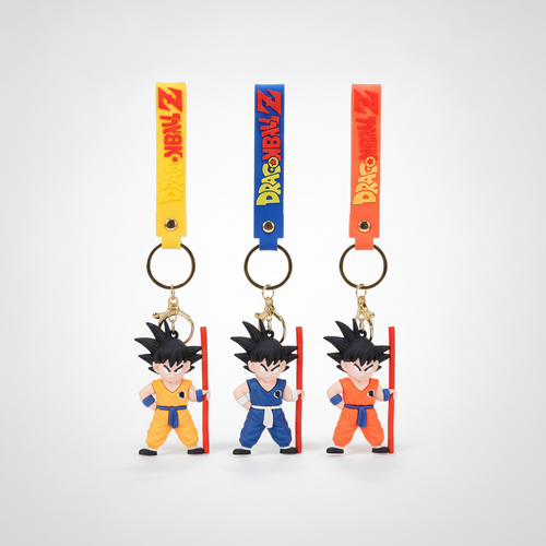 Dragon Ball Z Goku Power Pole Keychain Figure
