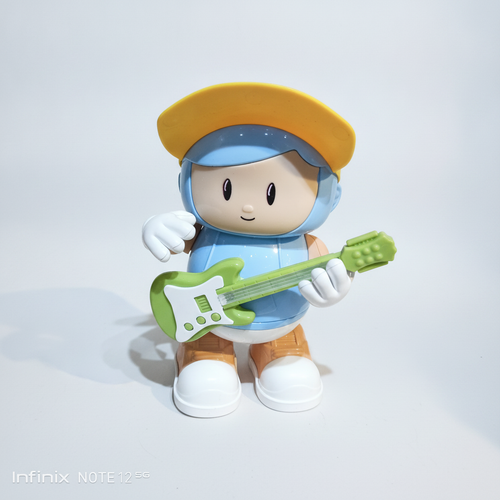Dancing Guitar Boy Musical Toy with Colorful LED Lights