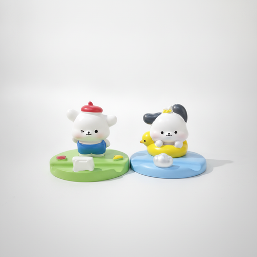 Cute Sanrio-Style Character Phone Stand Desk Holder Set of 2