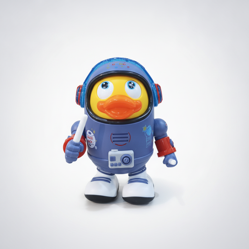 Space Duck Dancing Robot Toy with LED Lights & Music