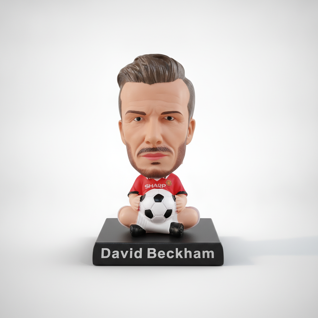 David Beckham Manchester United Bobblehead Figurine
