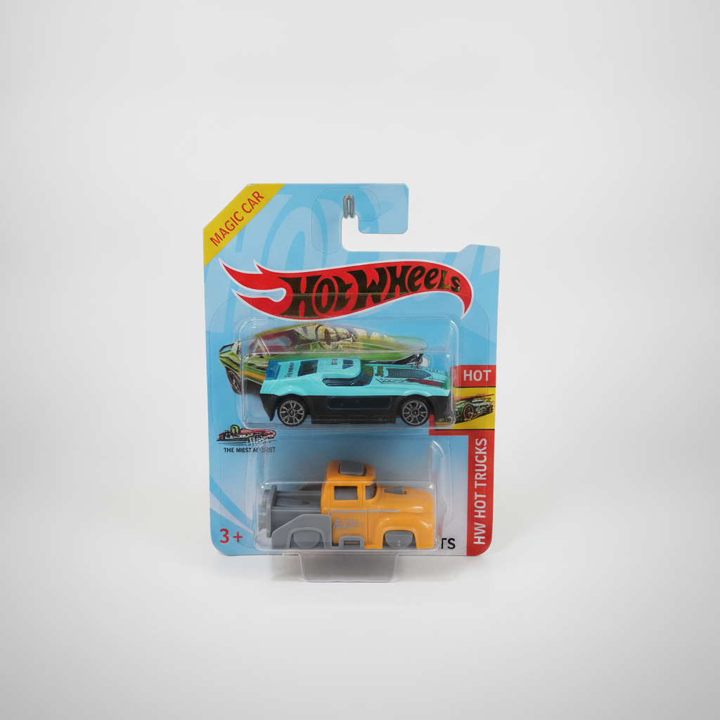 Hot Wheels HW Hot Trucks 2-Pack Magic Car Set