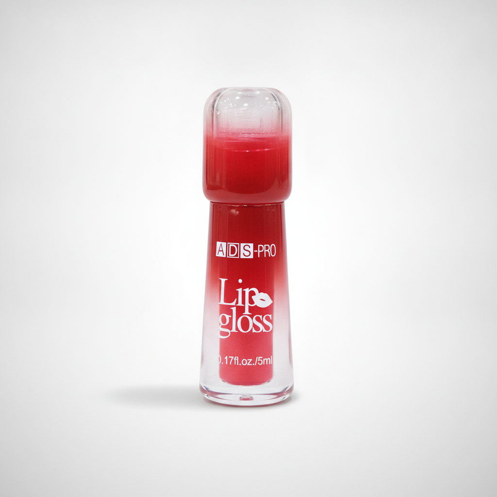 ADS-PRO Waterproof Lip Gloss – Rich Red, 5ml