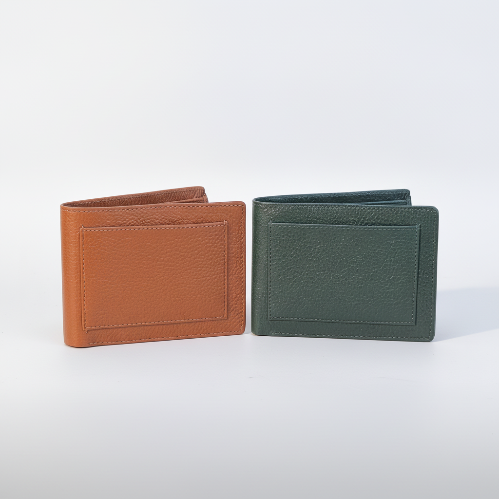 Wrangler Men's Bifold Leather Wallet – Classic & Slim
