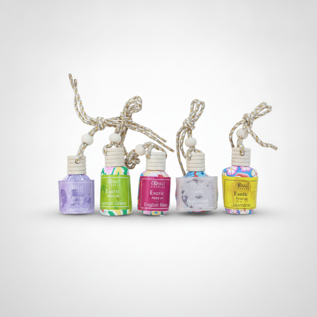 SKG Exotic Reed Oil Car & Home Fragrance Diffuser Bottles