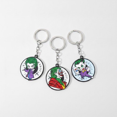 Joker Enamel Keychain | DC Comics Fan Collectible