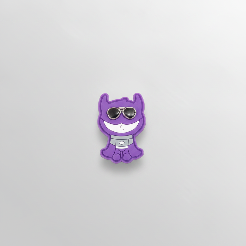Cool Batman Kids Rakhi – Purple Superhero Rakhi for Boys