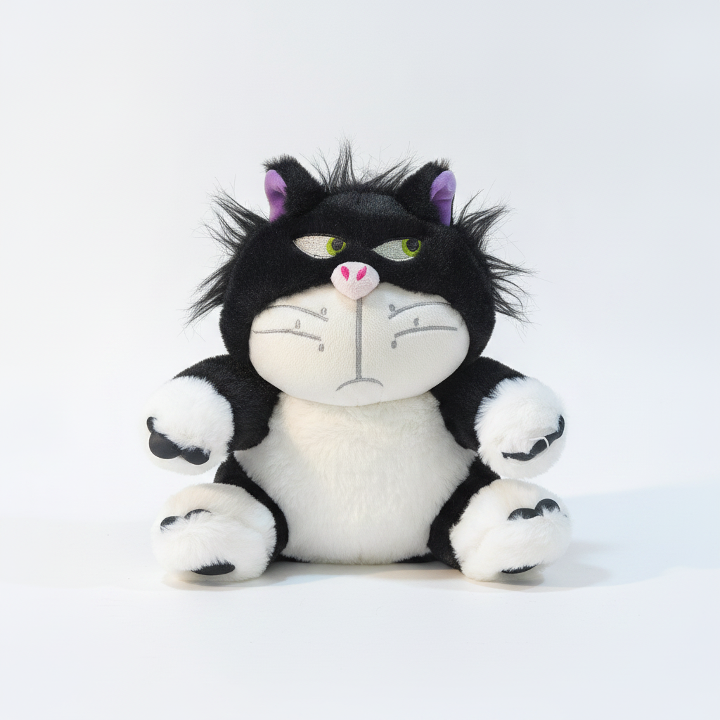 Lucifer the Grumpy Cat Plush Toy – Villainous Soft Toy
