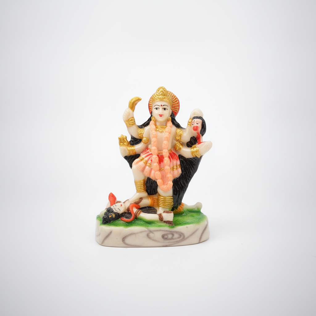 Goddess Kali Maa Multi-Arm Resin Idol Statue – Home Décor