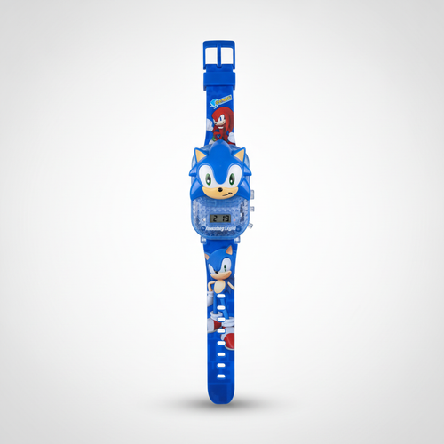 Sonic the Hedgehog Kids Digital Watch with Rotating Light