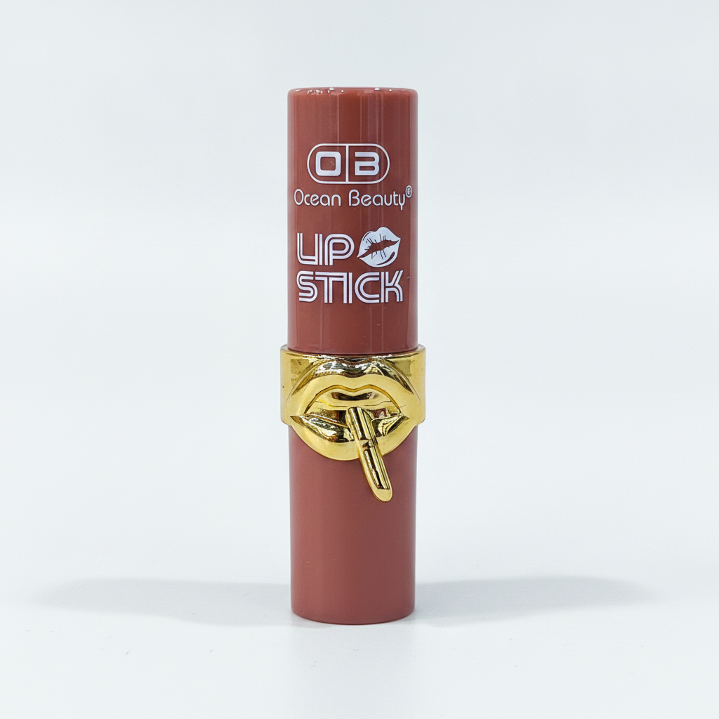 Ocean Beauty Waterproof Lipstick – Gold Lips Accent