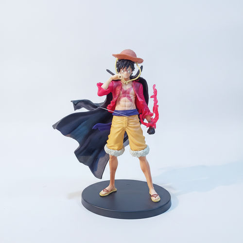 One Piece Monkey D. Luffy Action Figure with Cape & Base