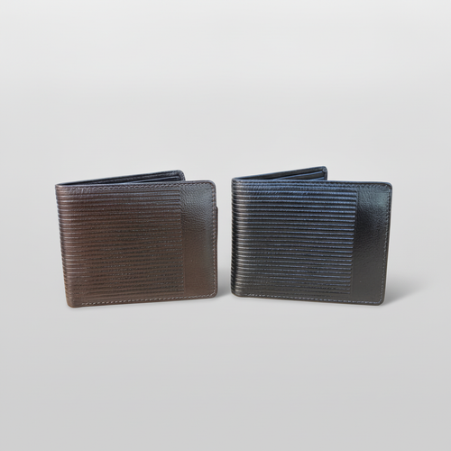 Wrangler Men's Bifold Wallet – Textured Leather, 2 Colors
