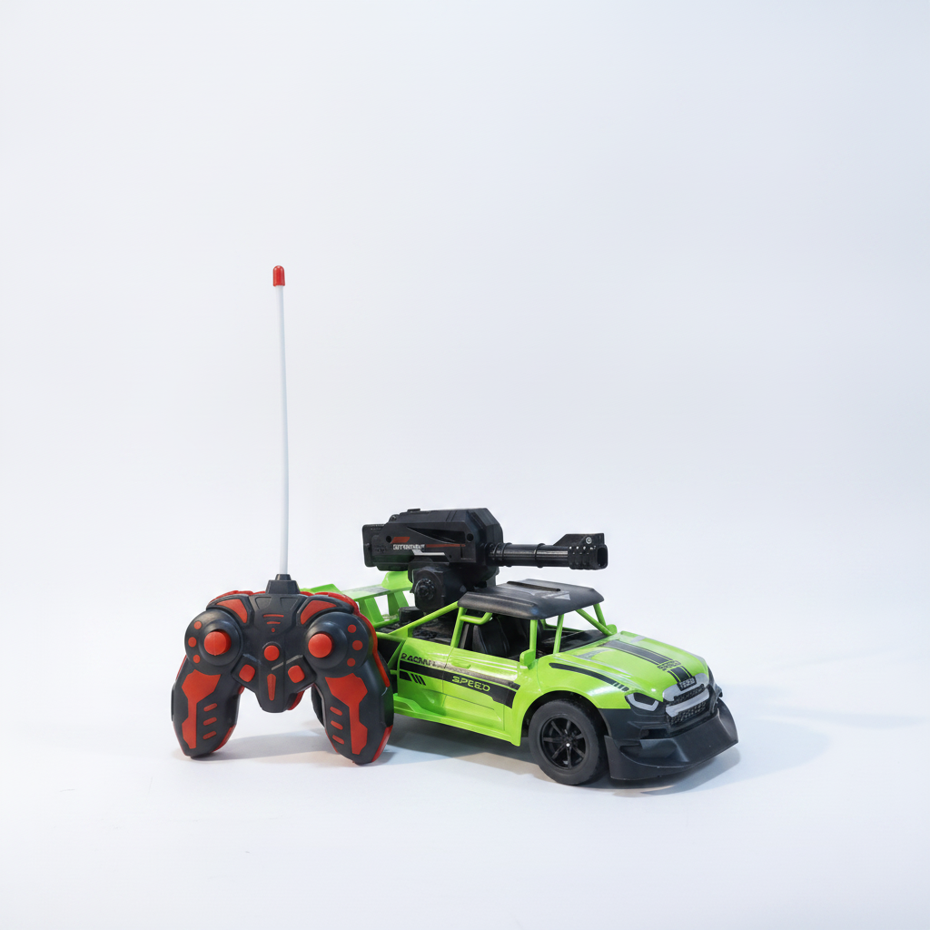 RC Racing Speed Car with Rotating Turret – Radio Controlled
