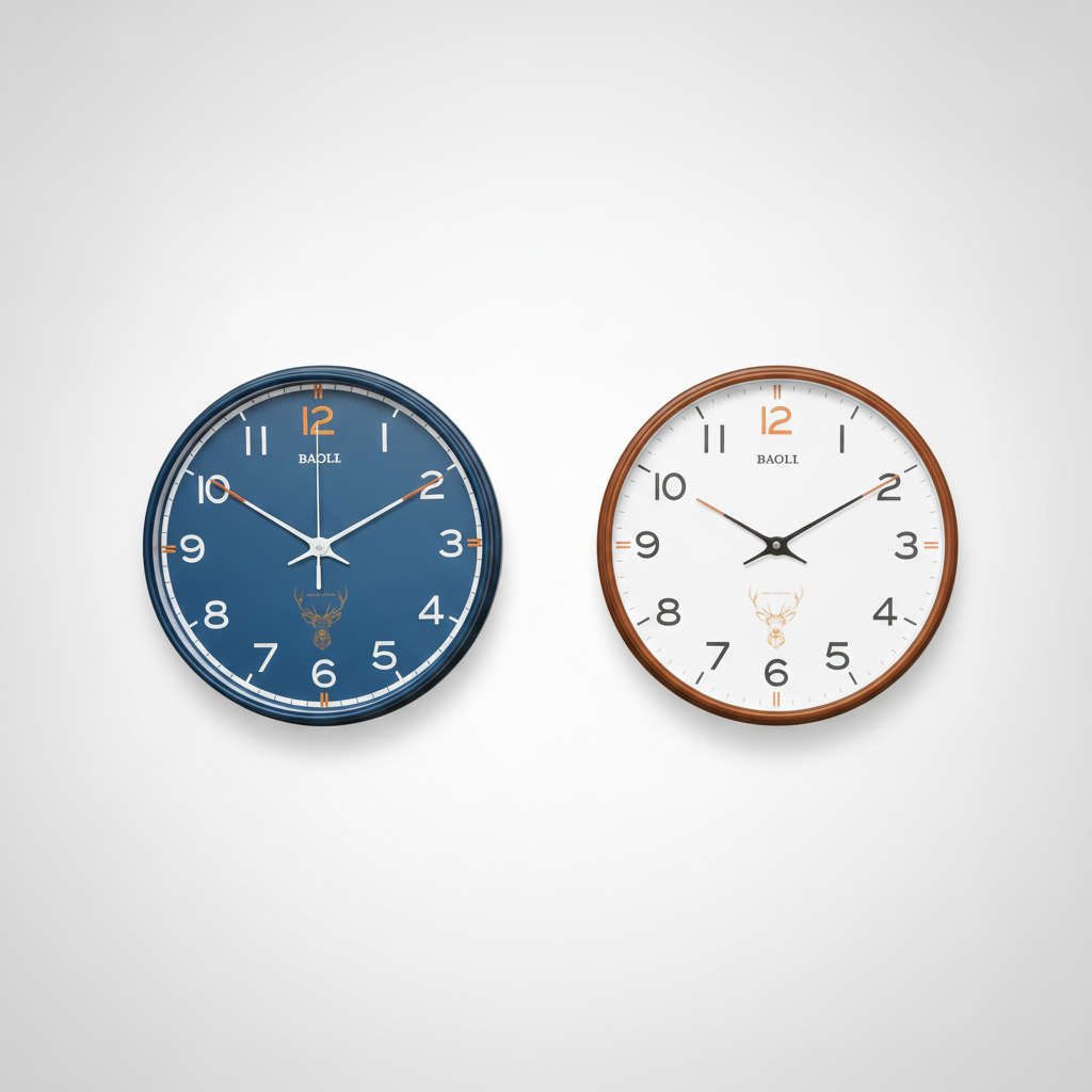 BAOLI Classic Wall Clock – Modern Round Design