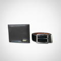 Wrangler Original Leather Wallet & Belt Gift Set