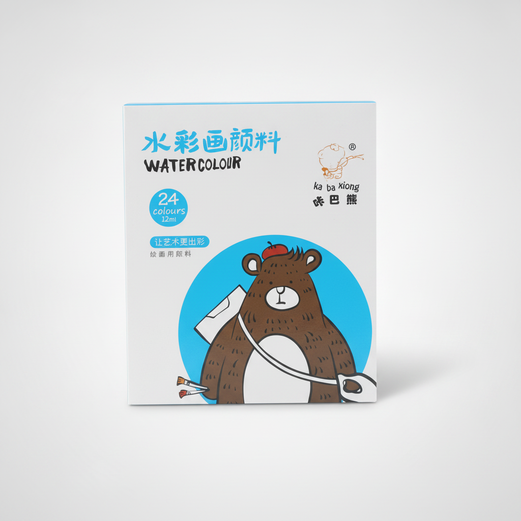 Ka Ba Xiong Watercolour Paint Set – 24 Colours, 12ml Each
