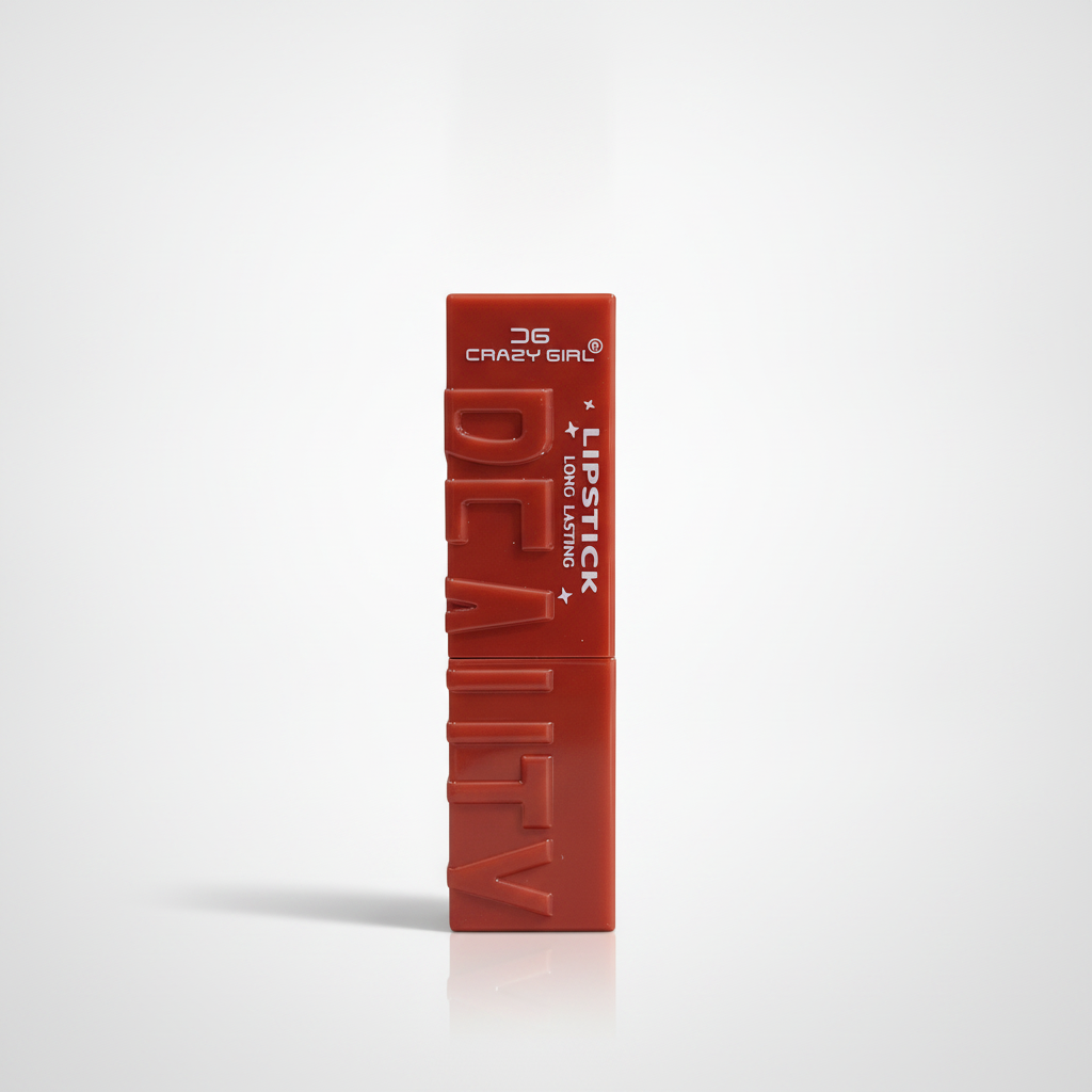 Crazy Girl Long Lasting Waterproof Lipstick – Deep Red