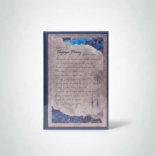 Voyage Diary – Captain's Hardcover Journal with Nautical Design