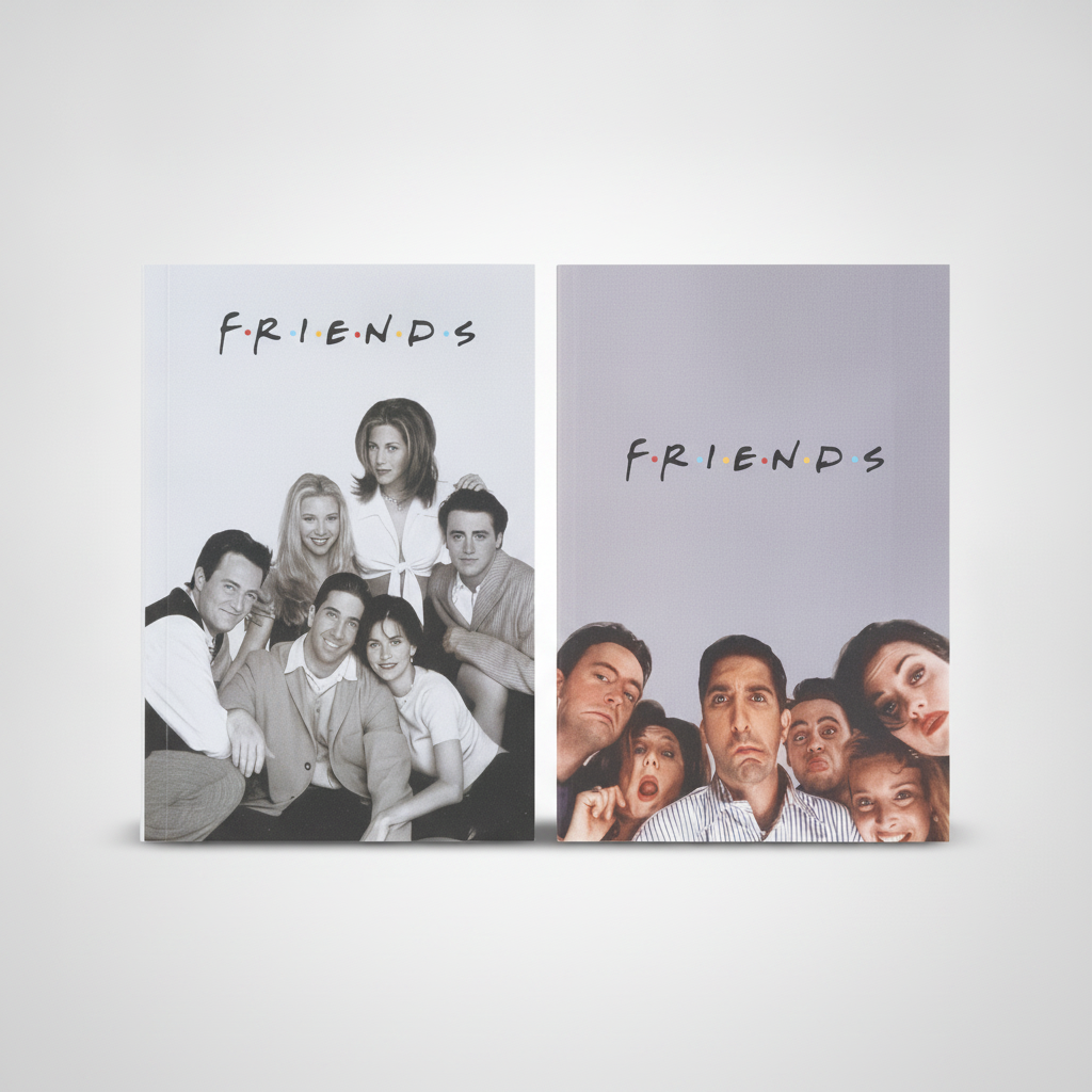FRIENDS TV Show Diary – Fan Notebook Journal (Set of 2)