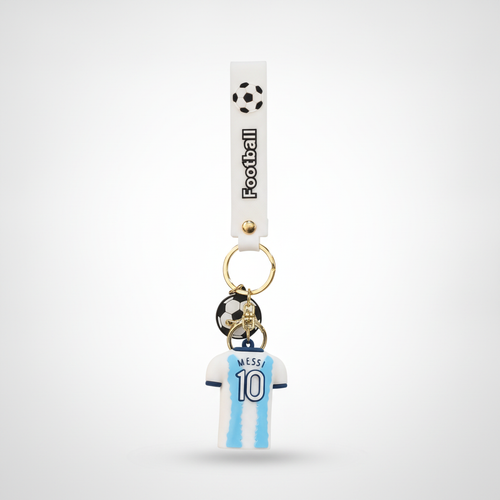 Messi #10 Argentina Jersey Keychain – Football Fan Gift