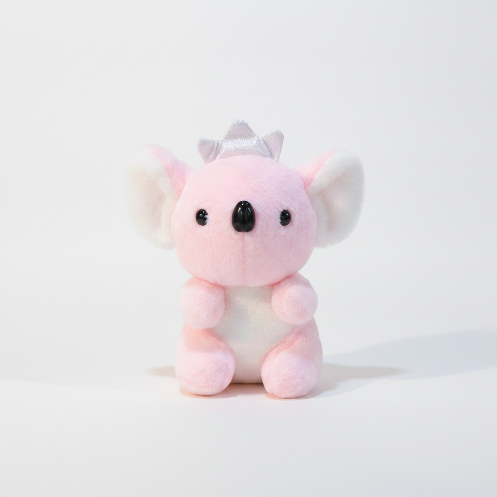 Pink Koala Princess Plush Stuffed Animal Soft Toy