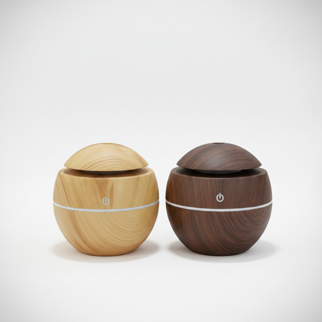 Wood Grain Aroma Essential Oil Diffuser Humidifier