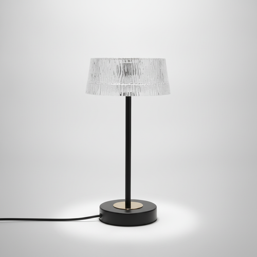Crystal Glass Table Lamp with 3 Lighting Modes