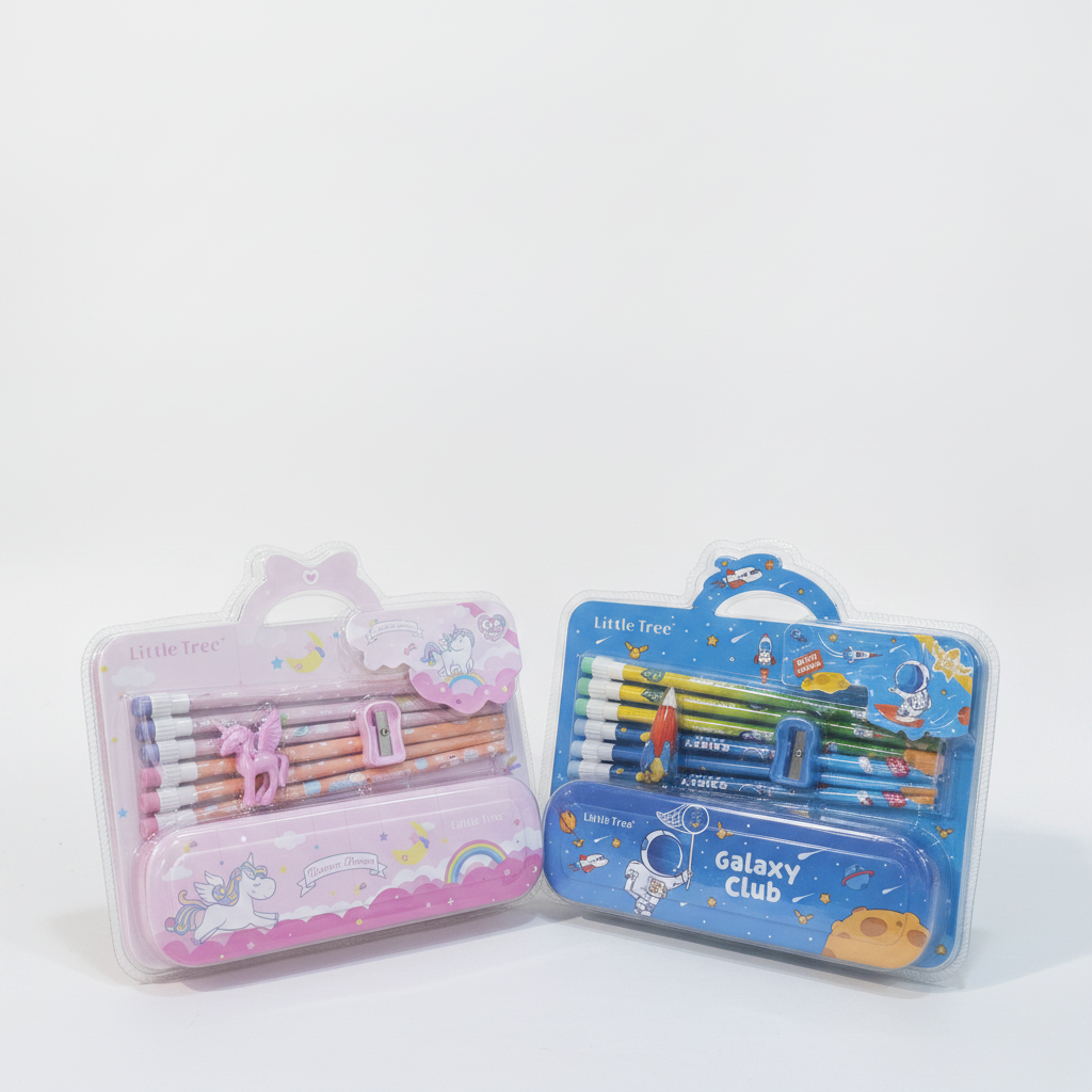 Little Tree Kids Stationery Gift Set – Unicorn & Galaxy