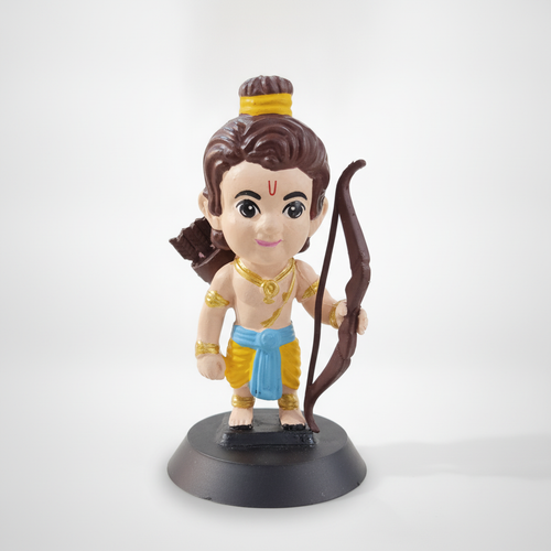 Lord Rama Chibi Bobblehead Figurine with Bow & Arrow