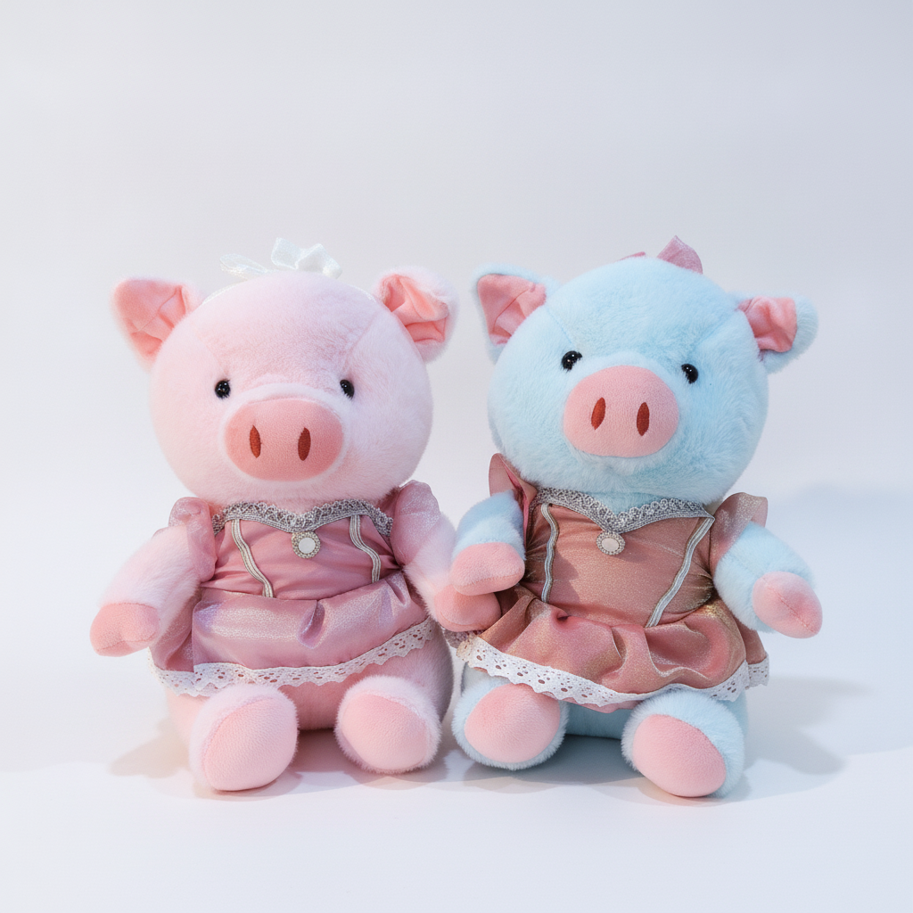Adorable Princess Pig Plush Stuffed Animal Toy – 35 CM