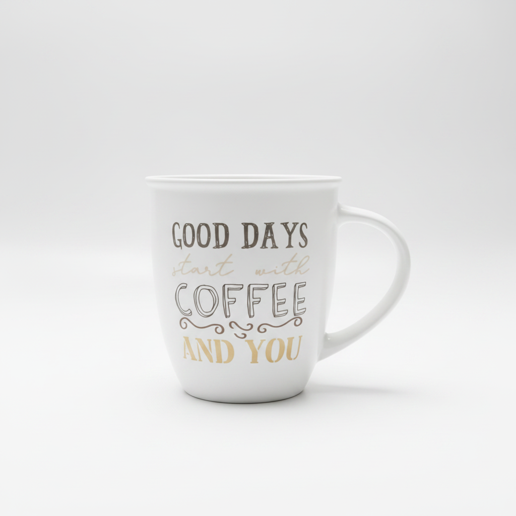 Good Days Start With Coffee And You Ceramic Mug